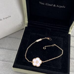 ucky Spring Bracelet, Rose Gold White Mother-of-Pearl-image